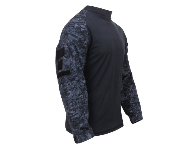 Košile COMBAT taktická MIDNIGHT DIGITAL (velikost L)