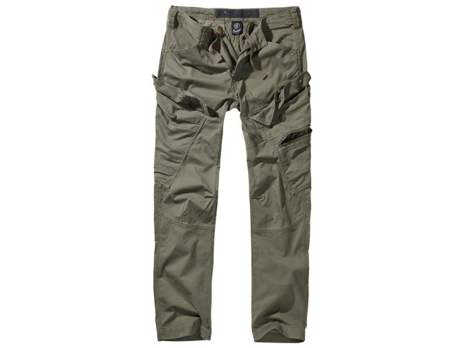 Kalhoty ADVEN SLIM FIT ZELENÉ (velikost L)