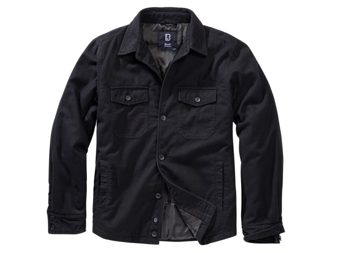 Košile LUMBERJACKET dlouhý rukáv flanel ČERNÁ (velikost 3XL)