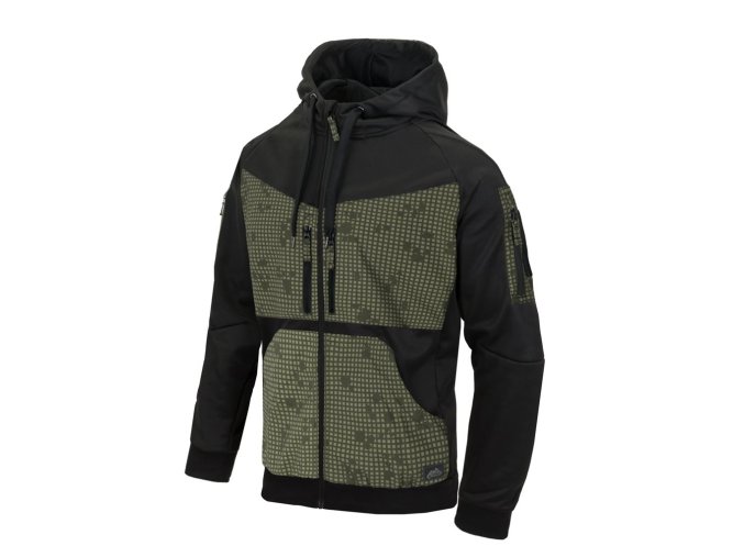 Mikina ROGUE ČERNÁ/DESERT NIGHT CAMO (velikost 3XL)