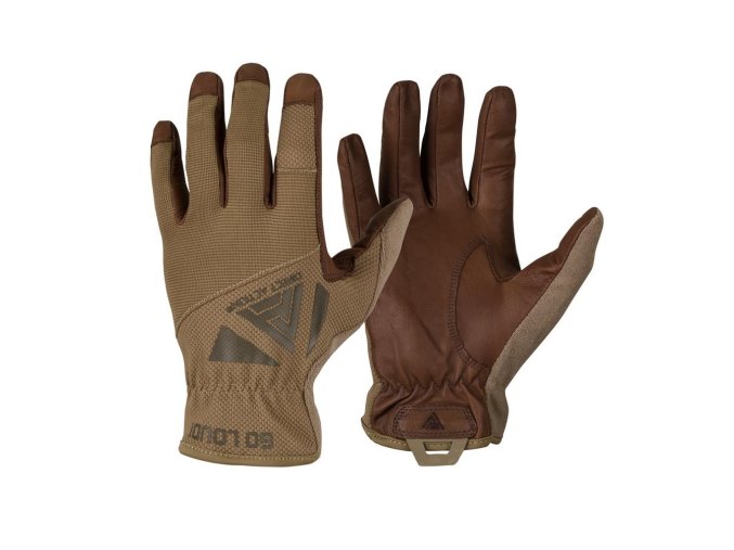Rukavice LIGHT GLOVES kožené COYOTE (velikost L)