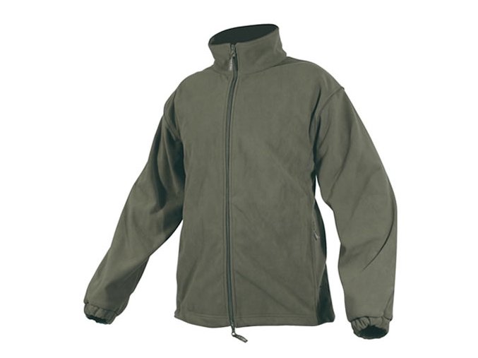 Bunda FLEECE s membránou voděodolná ZELENÁ (velikost S)