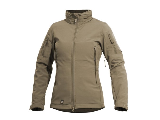 Bunda dámská ARTAXES softshell COYOTE (velikost L)