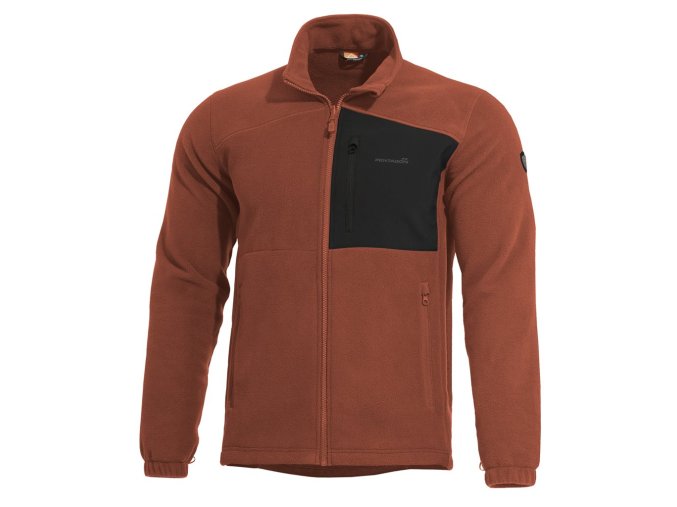 Mikina ATHOS 2.0 fleece MAROON RED (velikost 3XL)