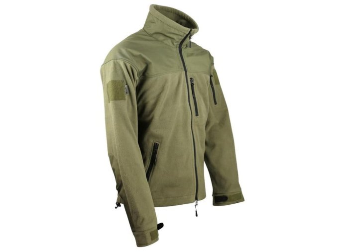 Mikina DEFENDER TACTICAL fleece ZELENÁ (velikost 3XL)