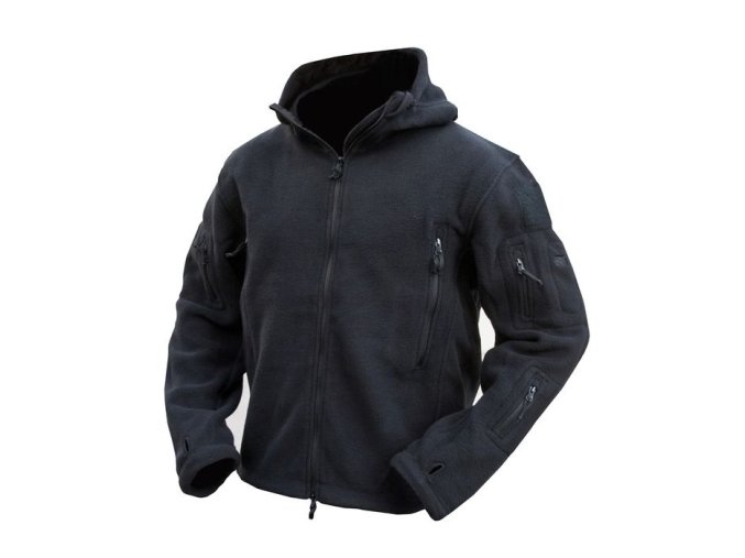 Mikina FLEECE RECON s kapucí ČERNÁ (velikost 3XL)