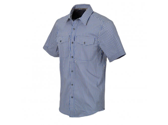 Košile COVERT CONCEALED CARRY ROYAL BLUE CHECKERED vel.3XL