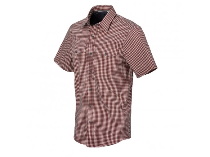 Košile COVERT CONCEALED CARRY DIRT RED CHECKERED vel.3XL
