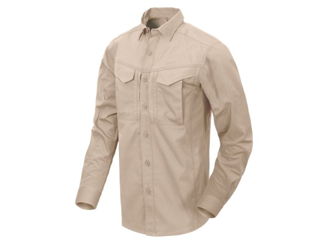 Košile DEFENDER Mk2 dlouhý rukáv KHAKI (velikost 3XL)