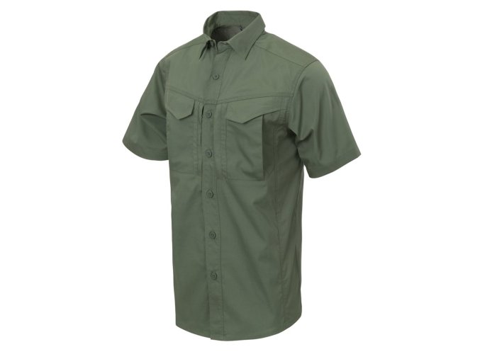 Košile DEFENDER Mk2 kratký rukáv OLIVE GREEN (velikost 3XL)
