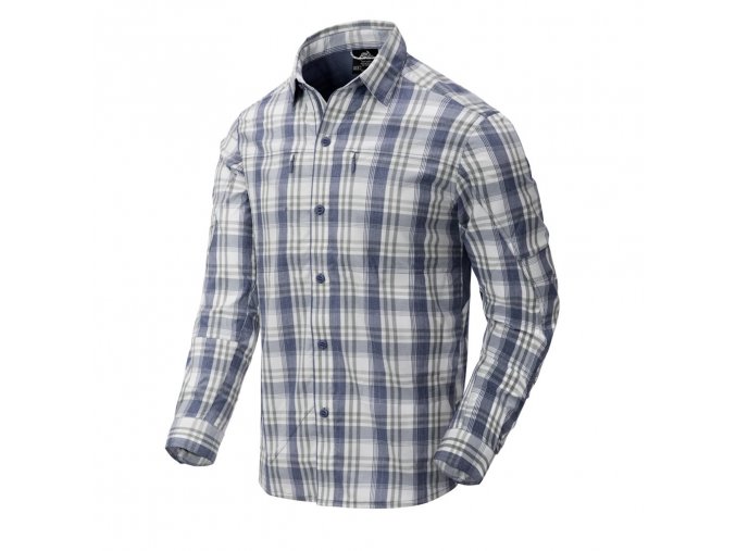 Košile TRIP dlouhý rukáv INDIGO PLAID vel.3XL