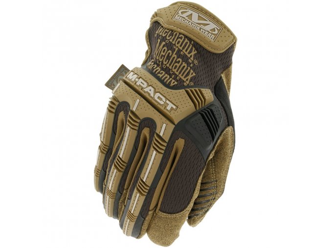 Rukavice MECHANIX M-PACT HNĚDÉ vel.L