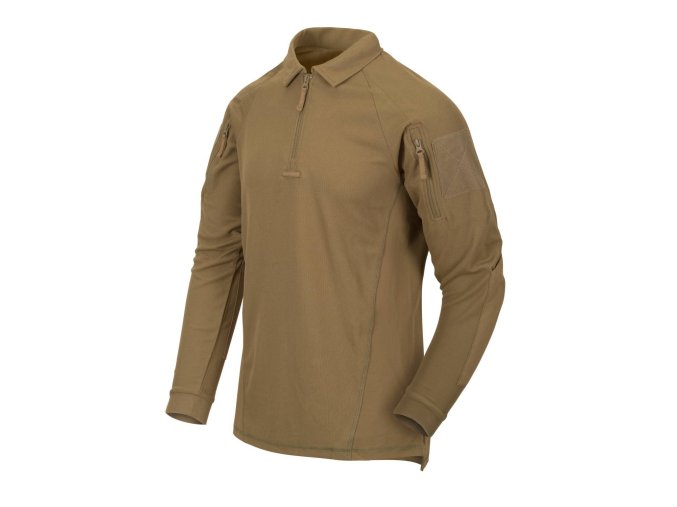 Triko RANGE POLO dlouhý rukáv COYOTE (velikost 3XL)