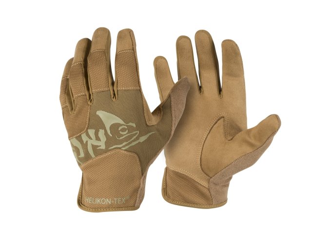 Rukavice ALL ROUND FIT taktické COYOTE/ADAPTIVE GREEN (velikost L)