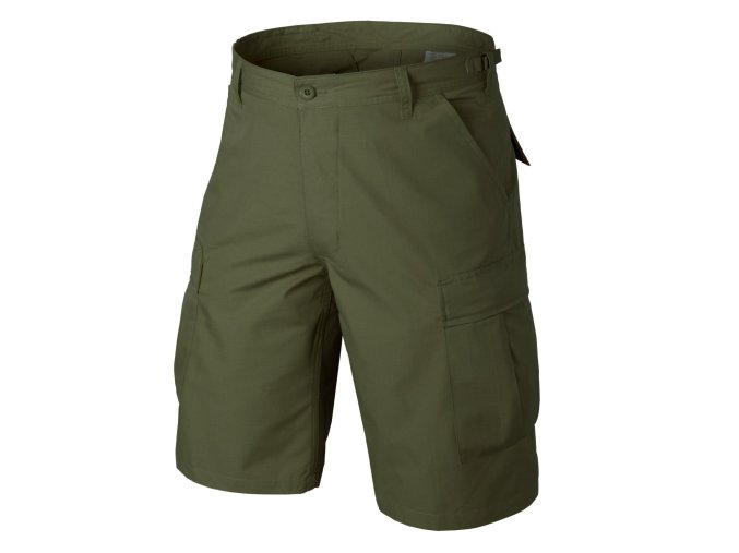 Kraťasy střih BDU rip-stop OLIVE GREEN (velikost 3XL)