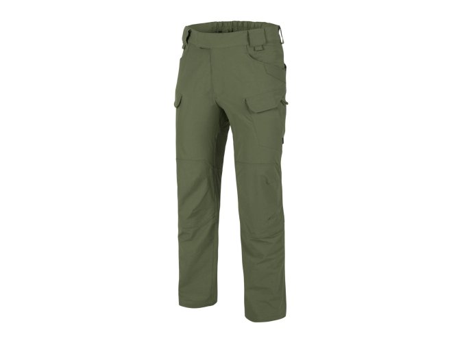 Kalhoty OUTDOOR TACTICAL® softshell OLIVE GREEN (velikost 3XL-L)