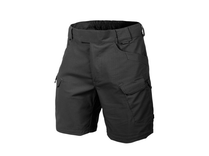 Kraťasy UTS URBAN TACTICAL® krátké 8,5" rip-stop ČERNÉ (velikost 3XL)