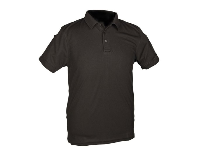 Triko/polokošile TACTICAL krátký rukáv ČERNÁ (velikost 3XL)