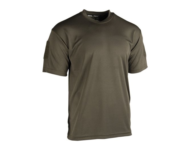 Triko taktické QUICK DRY krátký rukáv ZELENÉ (velikost 3XL)