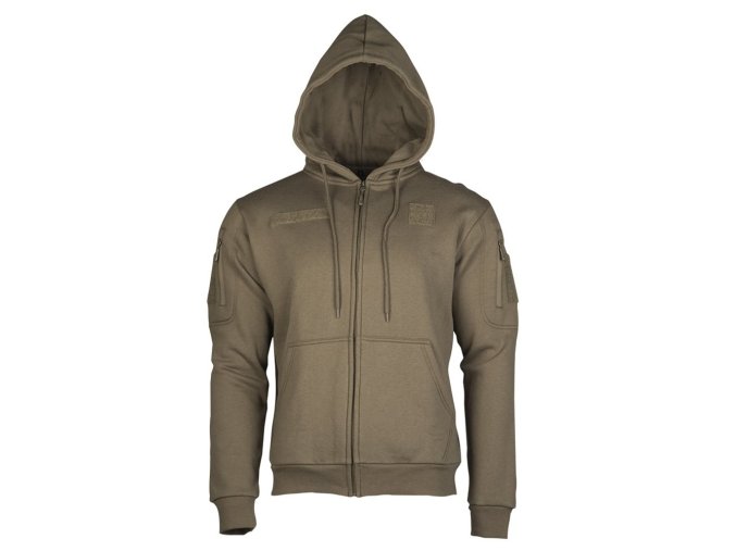 Mikina TACTICAL se zipem RANGER GREEN (velikost 3XL)