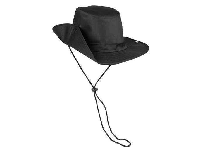 Klobouk BUSH s drukem ČERNÝ (velikost L)