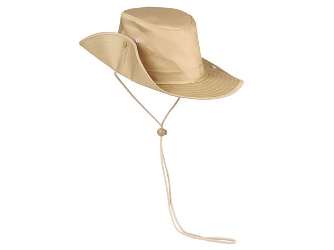 Klobouk BUSH s drukem KHAKI (velikost L)