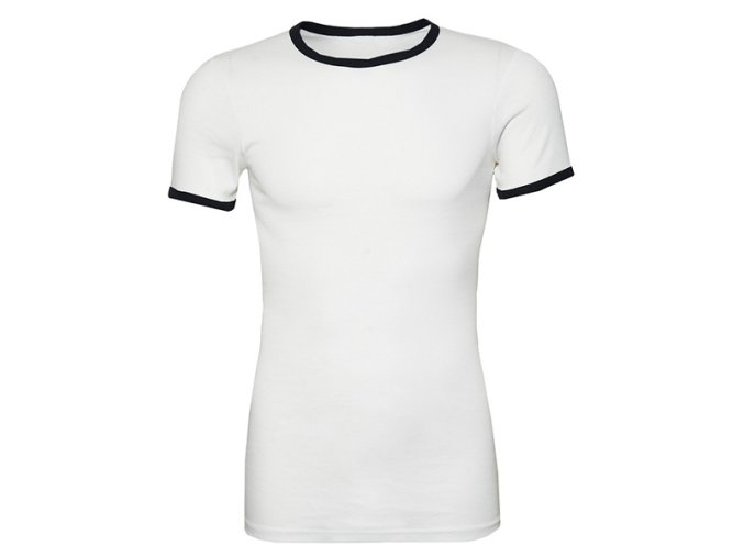 Triko krátký rukáv MARINE BÍLÉ s modrým lemem (velikost 3XL)