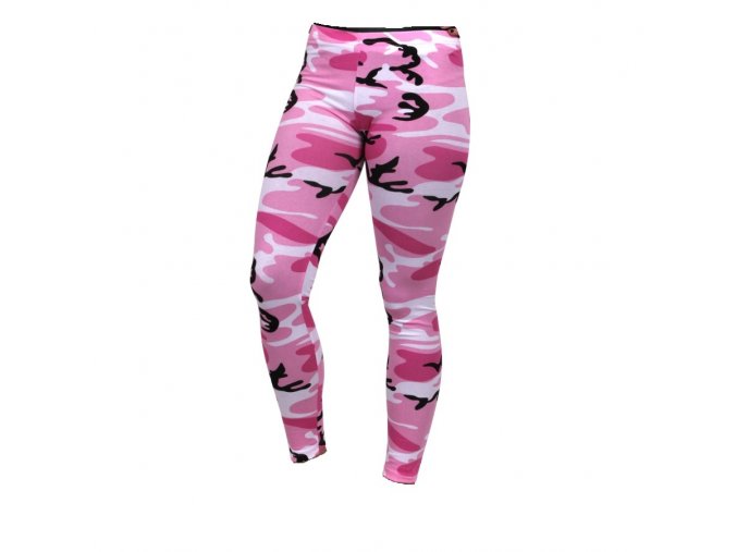 Legíny maskáčové RŮŽOVÉ PINK CAMO