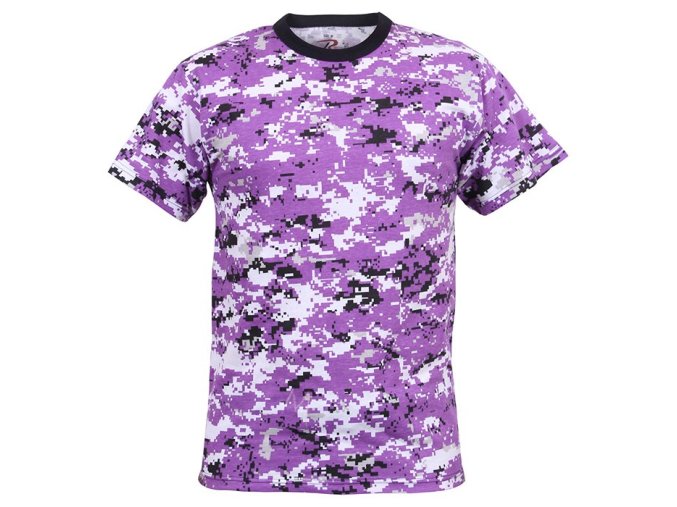 Triko DIGITAL VIOLET CAMO (velikost L)