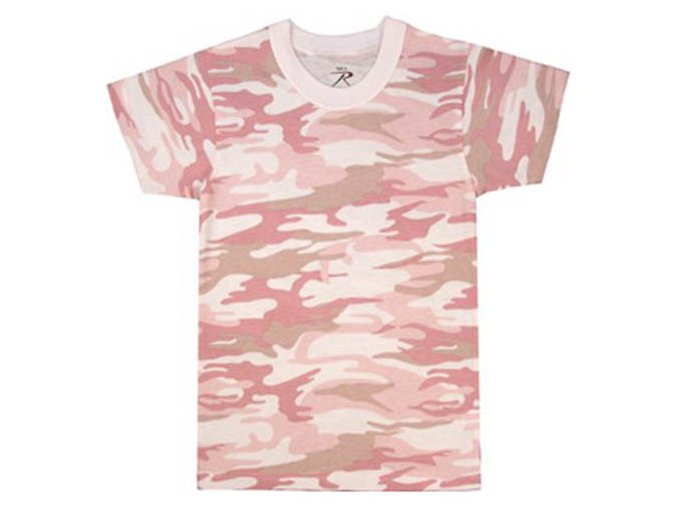 Triko dětské PINK CAMO BABY (velikost L)