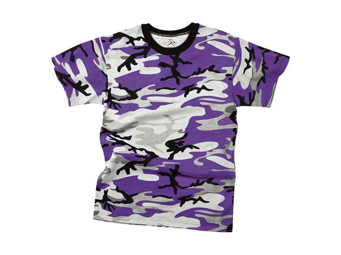 Triko dětské VIOLET CAMO (velikost L)
