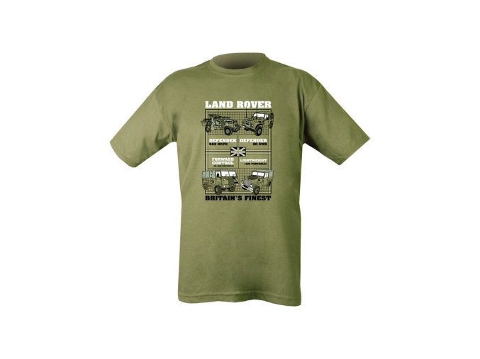 Triko LAND ROVER s potiskem ZELENÉ (velikost L)