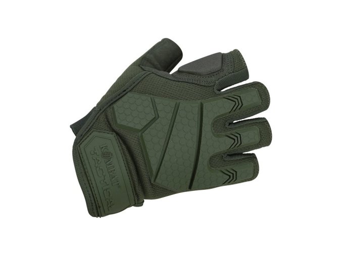 Rukavice bezprsté ALPHA TACTICAL ZELENÉ (velikost L)