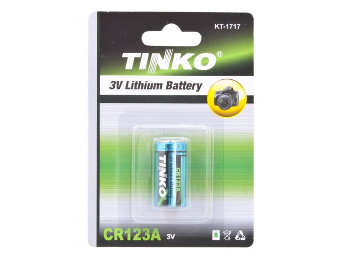 Baterie Tinko CR-123 3V Lithium 1ks