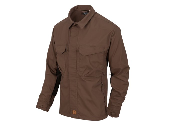 Košile WOODSMAN EARTH BROWN/ČERNÁ (velikost 3XL)