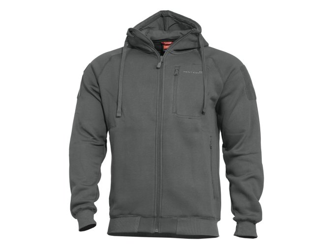 Mikina LEONIDAS 2.0 WOLF GREY (velikost 3XL)