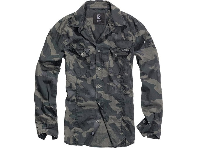 Košile SLIM DARK CAMO (velikost 3XL)