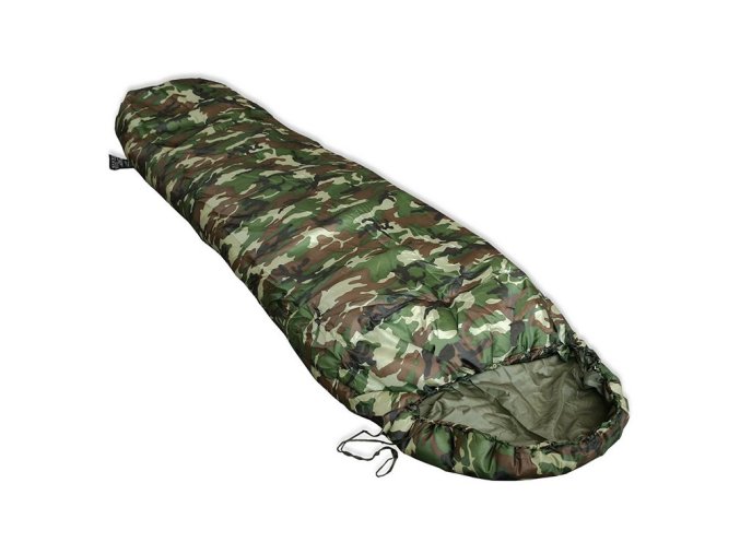 Spacák COMMANDO s obalem WOODLAND