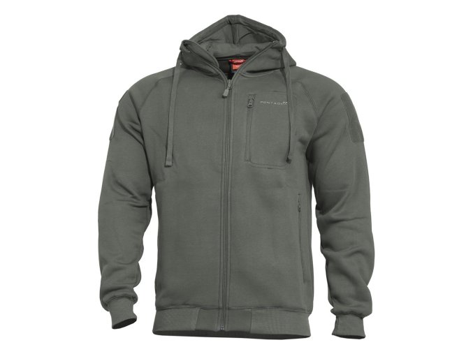 Mikina LEONIDAS 2.0 CAMO GREEN (velikost 3XL)