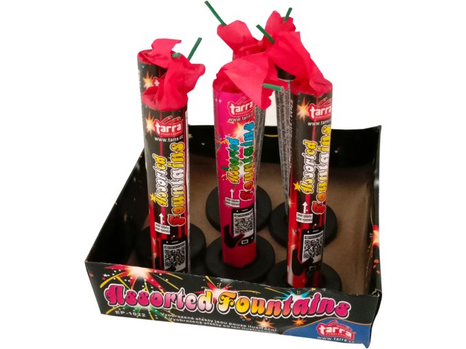 Pyrotechnika Fontána 5" Assorted Fountain 6ks