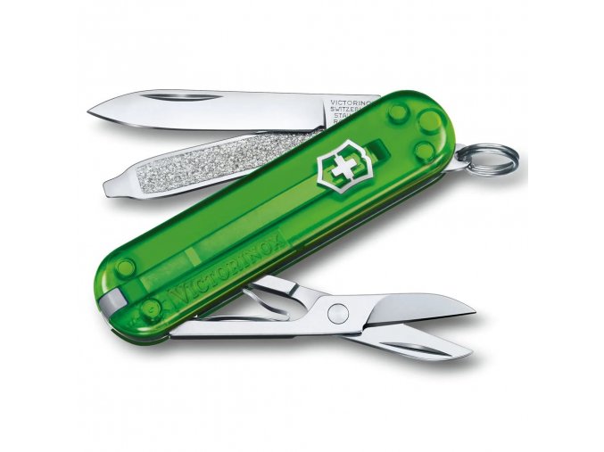 Nůž kapesní CLASSIC SD 58mm transparentní GREEN TEA