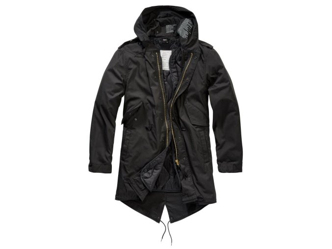 Bunda US M51 FISHTAIL PARKA ČERNÁ (velikost 3XL)