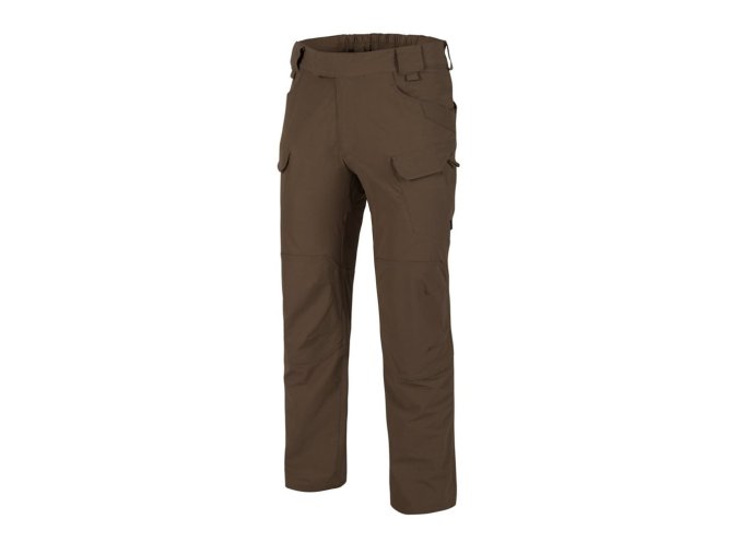 Kalhoty OUTDOOR TACTICAL® softshell EARTH BROWN (velikost 3XL-L)