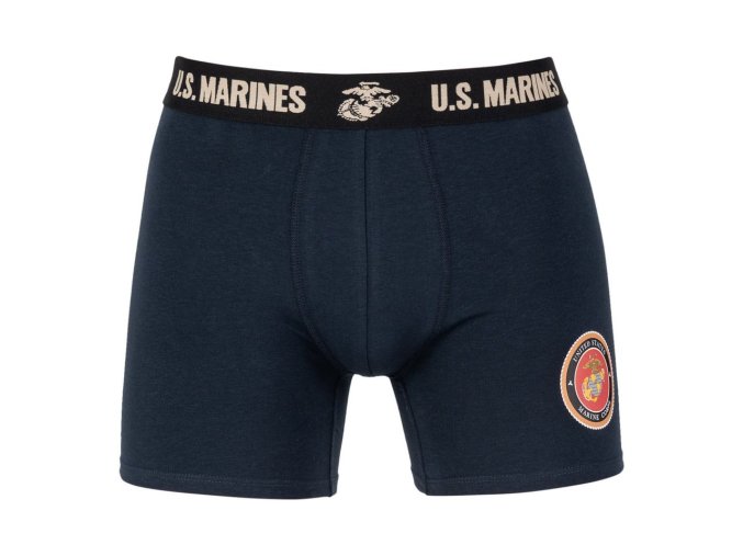 Trenýrky Boxer US MARINES MODRÉ