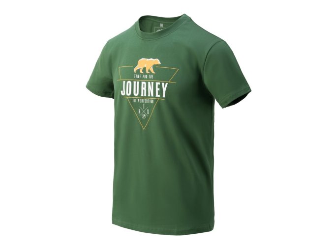 Triko JOURNEY TO PERFECTION MONSTERA GREEN (velikost 3XL)