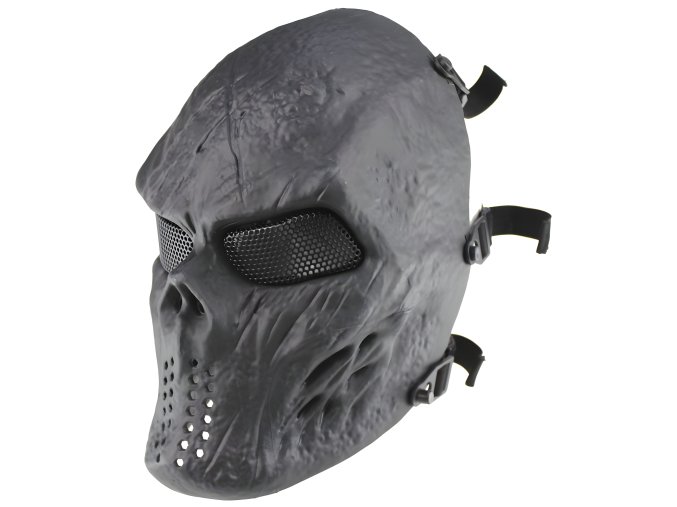 Maska Wosport Lron Blooded Skull black