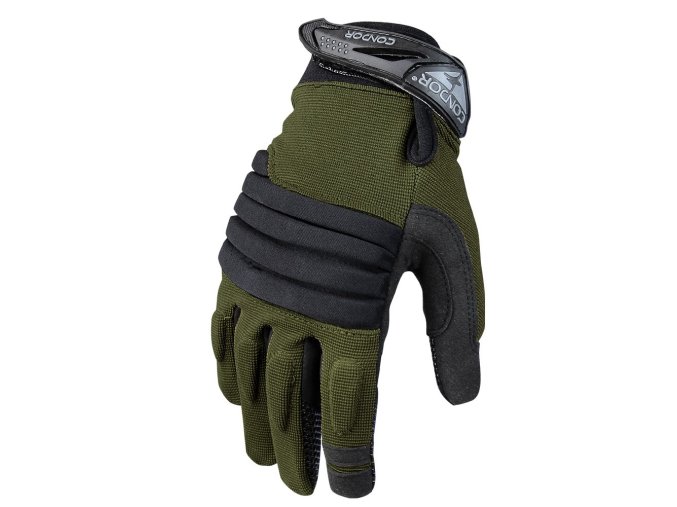 Rukavice STRYKER polstrované SAGE (velikost L)