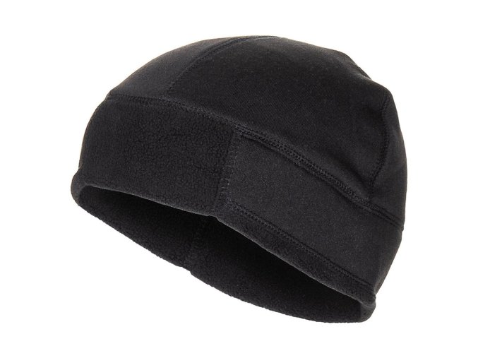 Čepice fleece extra teplá ČERNÁ (velikost 54-58)