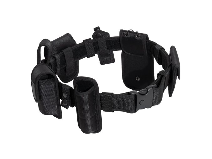 Opasek DELUXE MODULAR DUTY s pouzdry ČERNÝ (velikost 100-110)