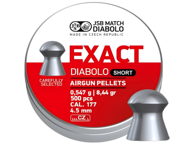 Diabolo JSB Exact Short 500ks cal.4,52mm